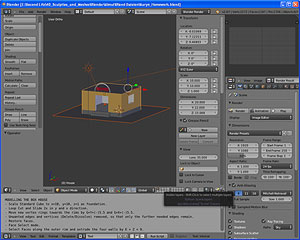 Mesh-Modellierung in Blender 2.6X