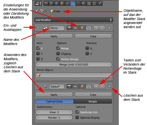 Modifier Stack