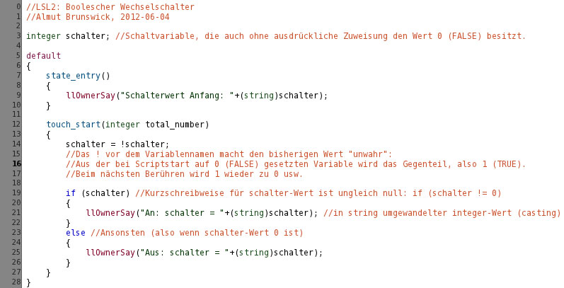 Boolescher Wechselschalter